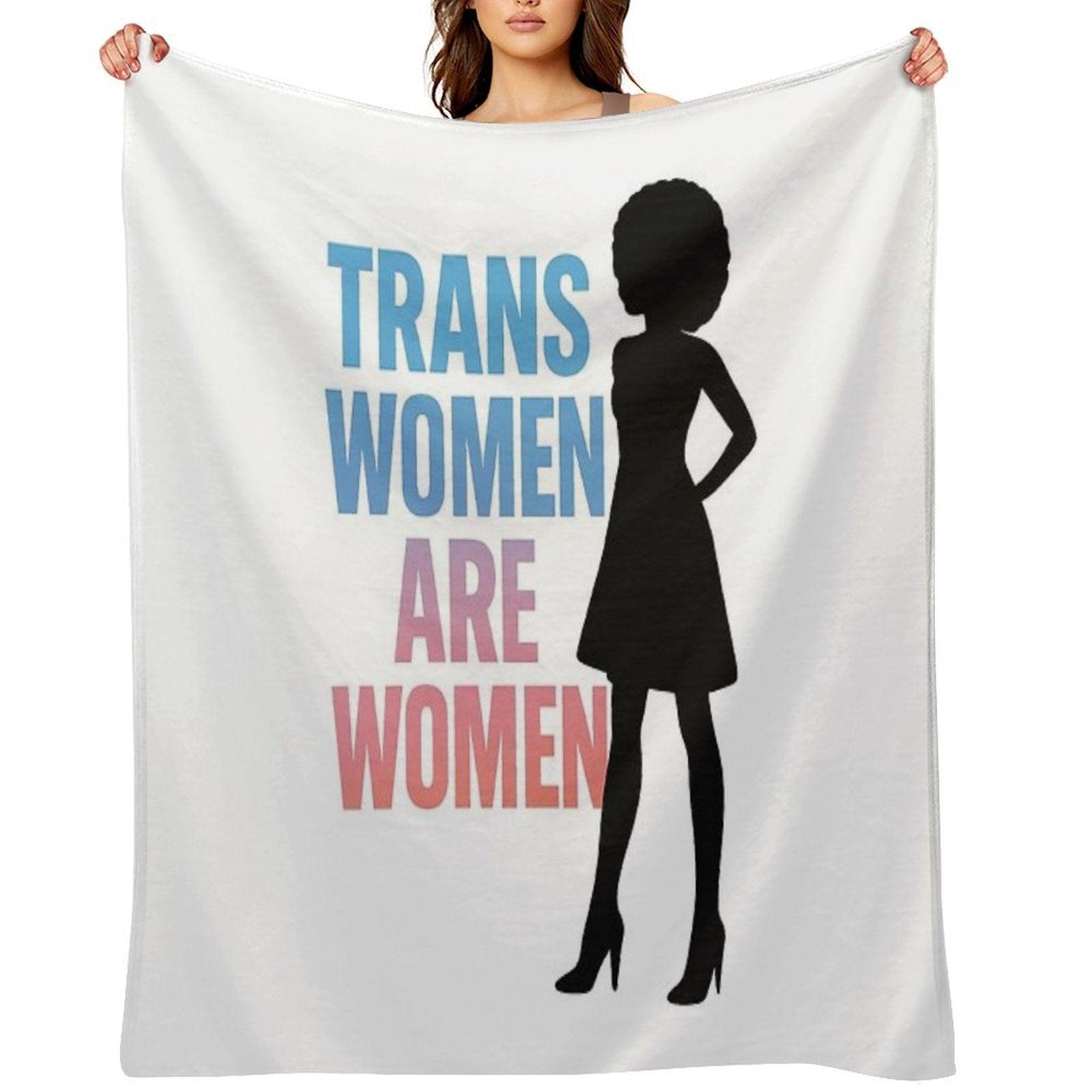 Trans Women Are Women Throw Blanket