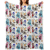 Vocaloid Chibi Chaos! Throw Blanket