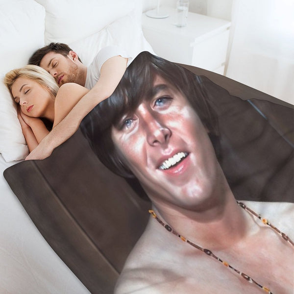 Bobby Sherman Charming Smile Eco-conscious Throw Blanket