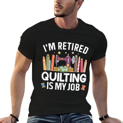Cool Quilting Art For Women Mom Grandma Stitch Sewer Quilter T-Shirt