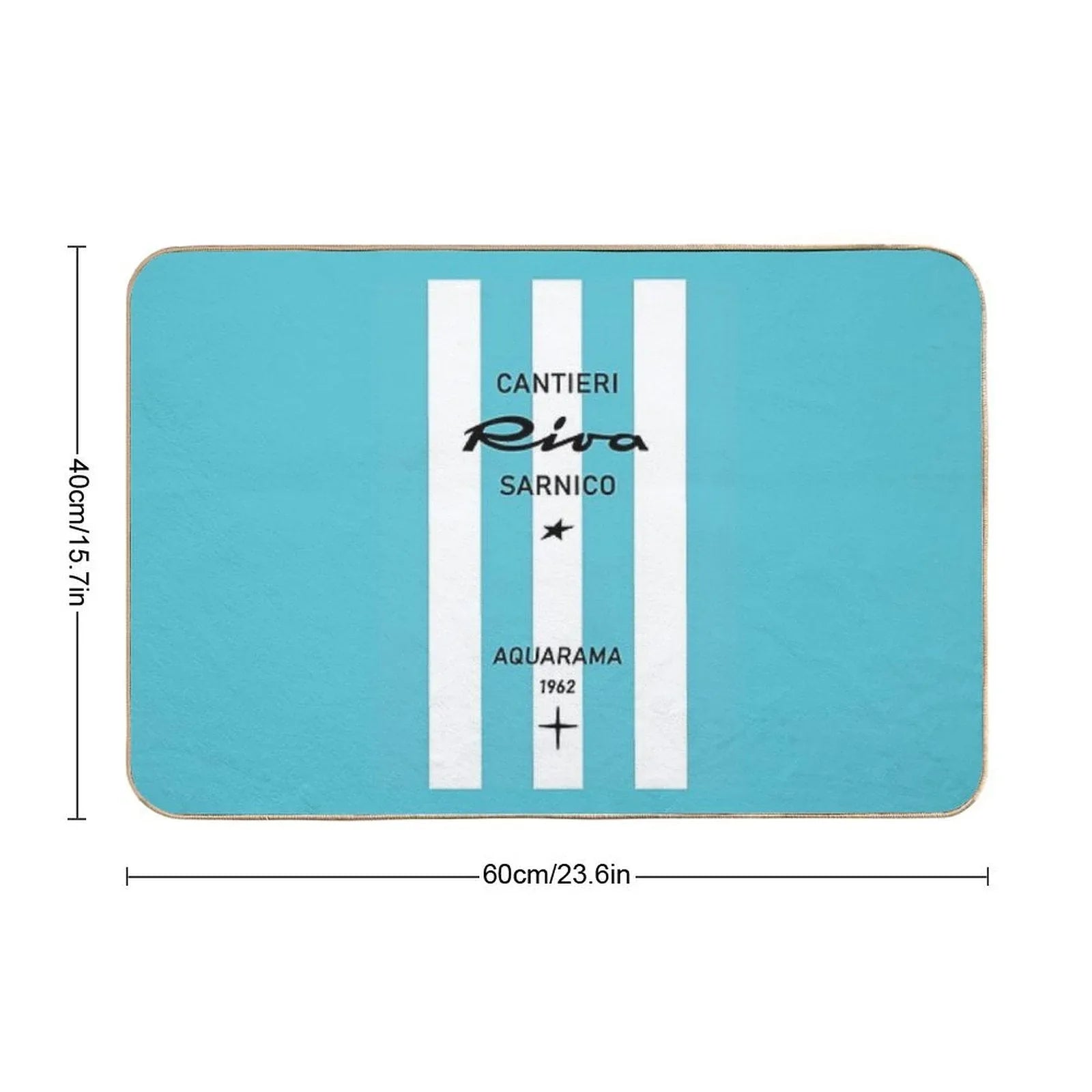 Cantieri Riva Aquarama Marine Yachting Riviera Sarnico Motorboat Monaco Bath Mat