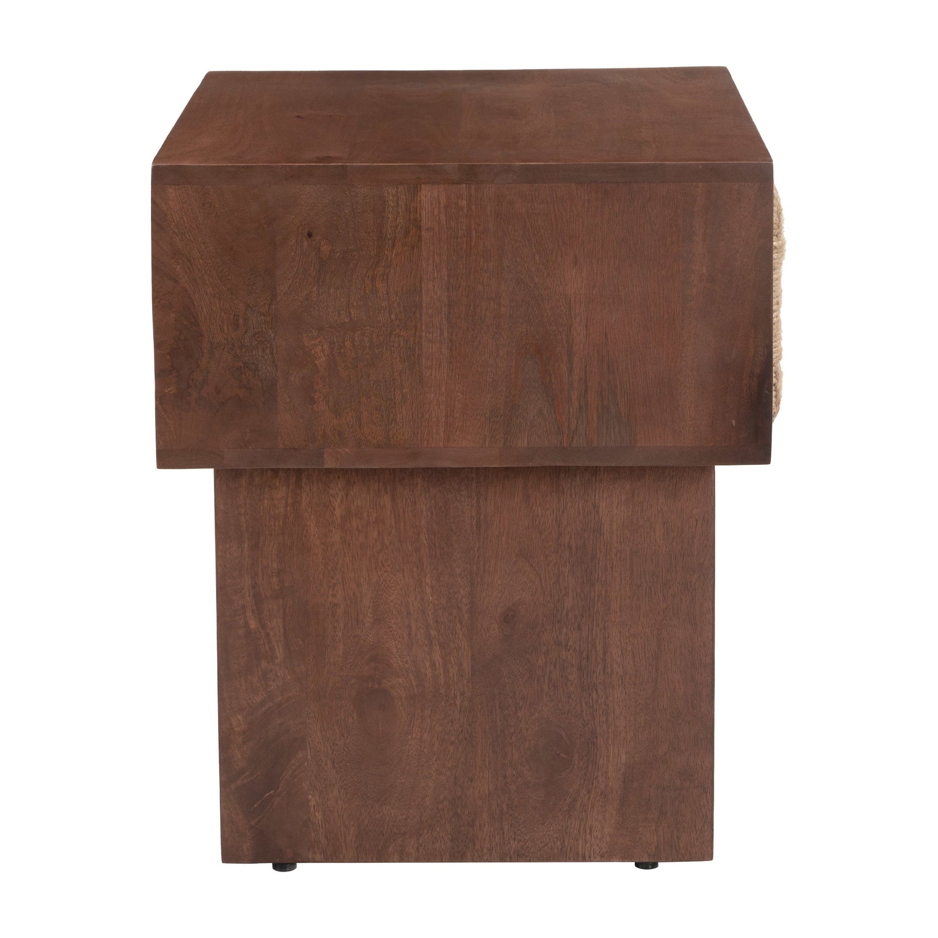 Amaria Nightstand Natural & Walnut