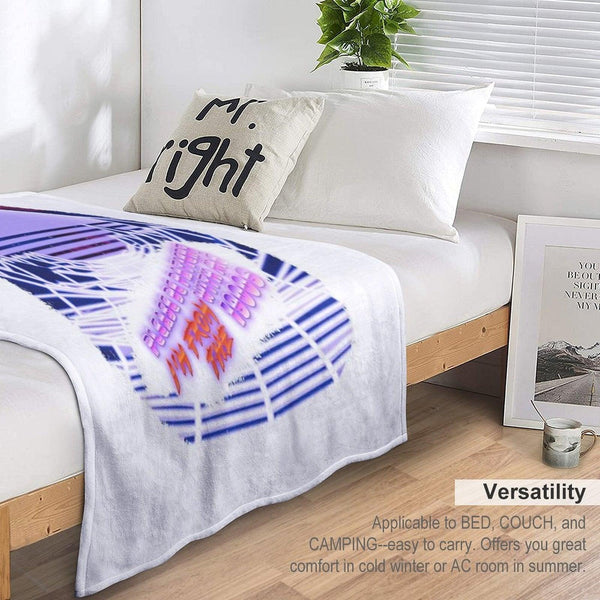 Born in The 1900s (Vapor Wave) Throw Blanket
