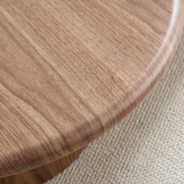 2-Piece Modern Round Coffee Table Set