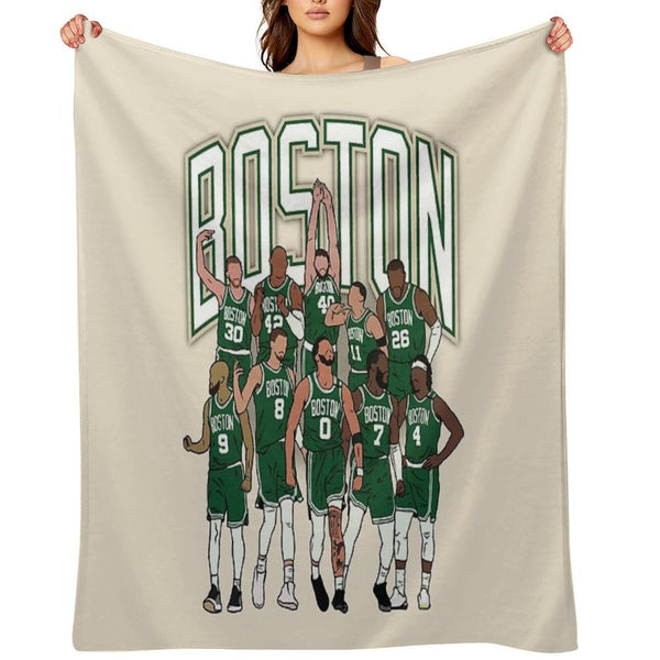 Boston 2023-24 Championship Plush Throw Blanket