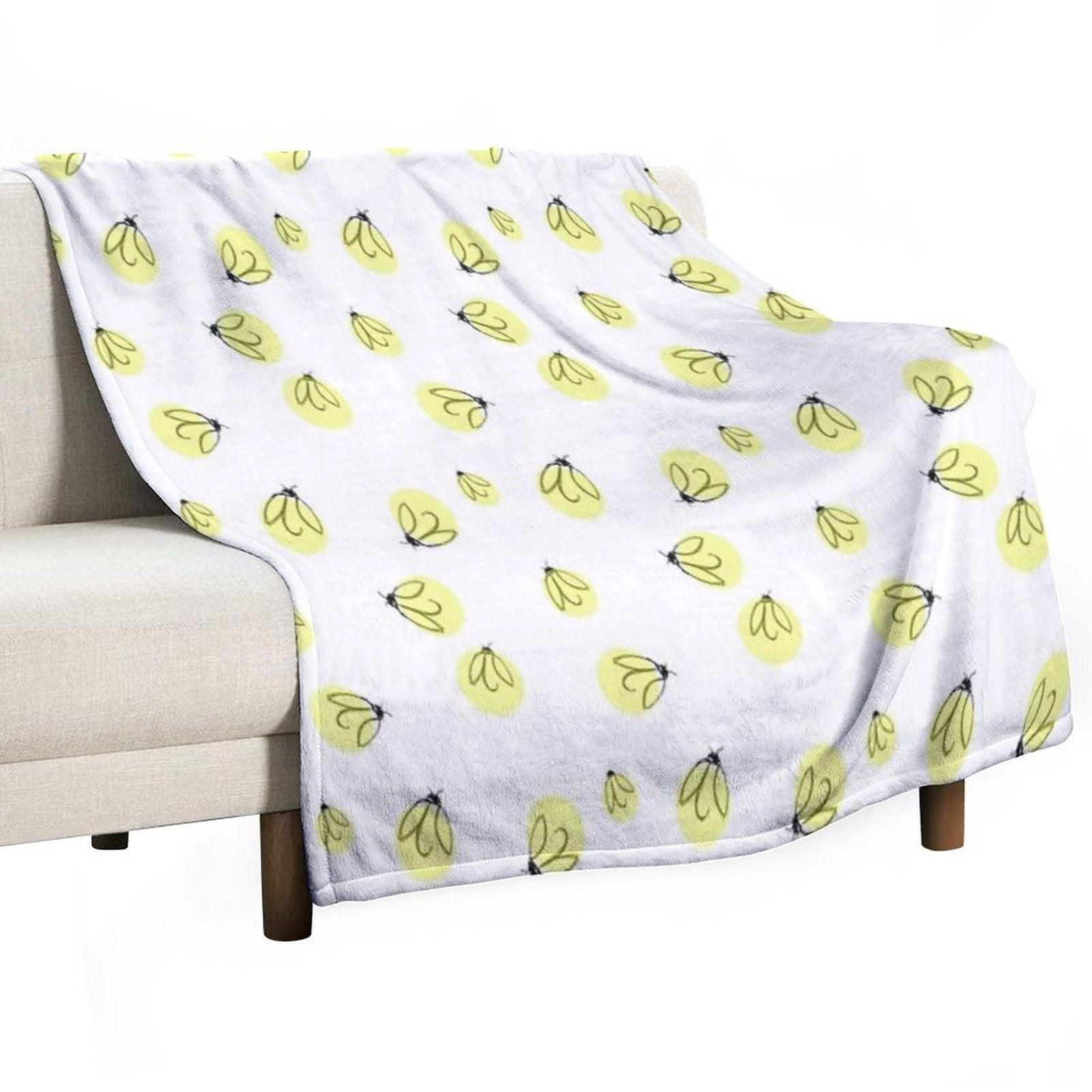 Fireflies, Lightning Bugs Throw Blanket