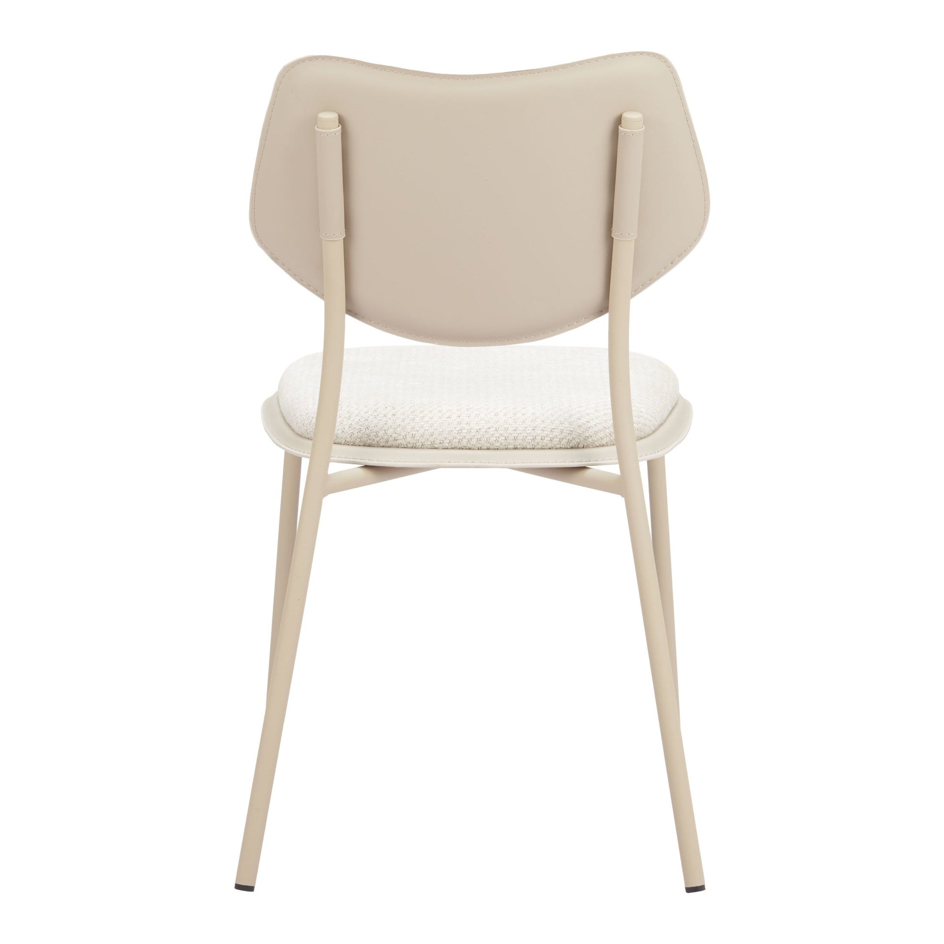 Zeal Dining Chair (Set of 4) Light Gray & Beige