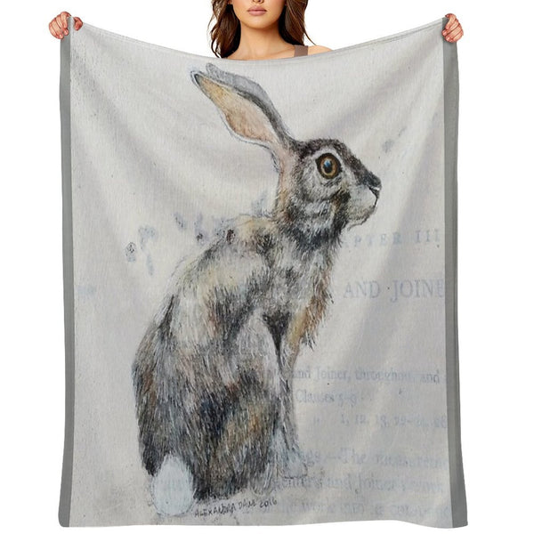 Hare Anti-pilling Throw Blanket