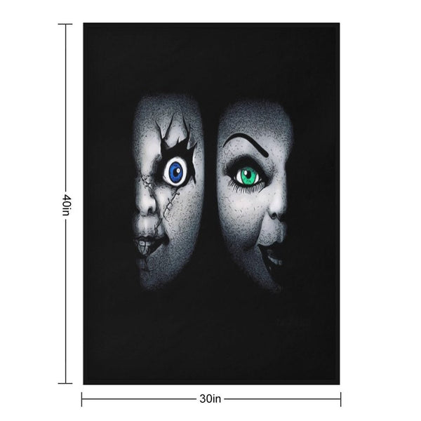 Bride of Chucky Compact Throw Blanket