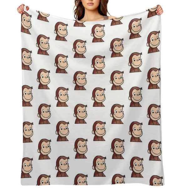 Curious George Velvety-soft Throw Blanket