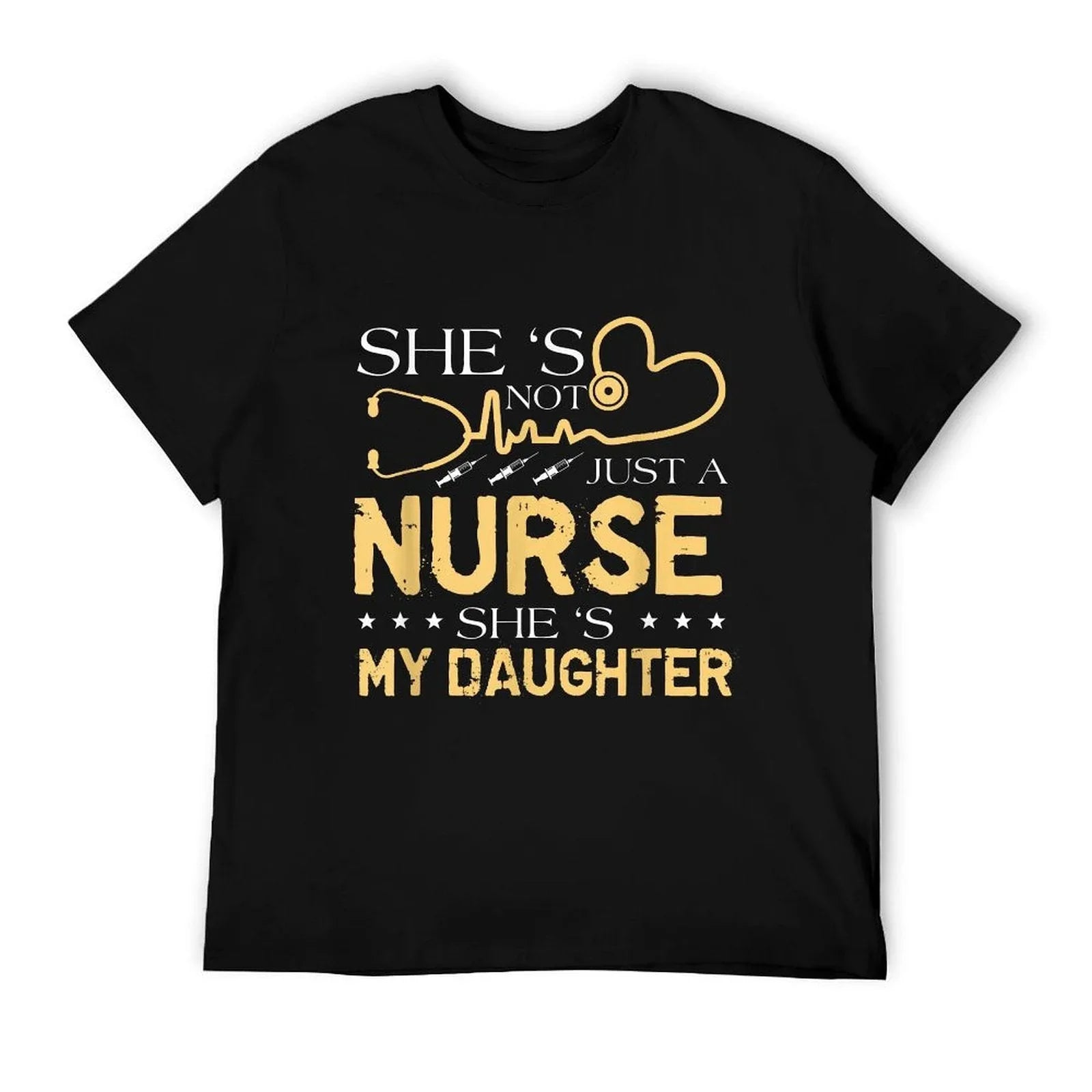 My Daughter Is A Nurse Proud Nurse's Mom Dad RN LPN Family T-Shirt