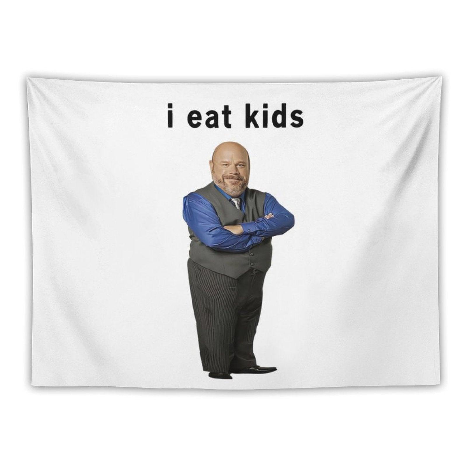 I Eat Kids Bertram Tapestry
