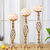 Table Candlesticks Gold Iron