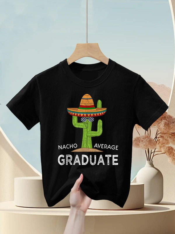 Fun High School College Graduate Humor  Funny Graduation Kids T-Shirt