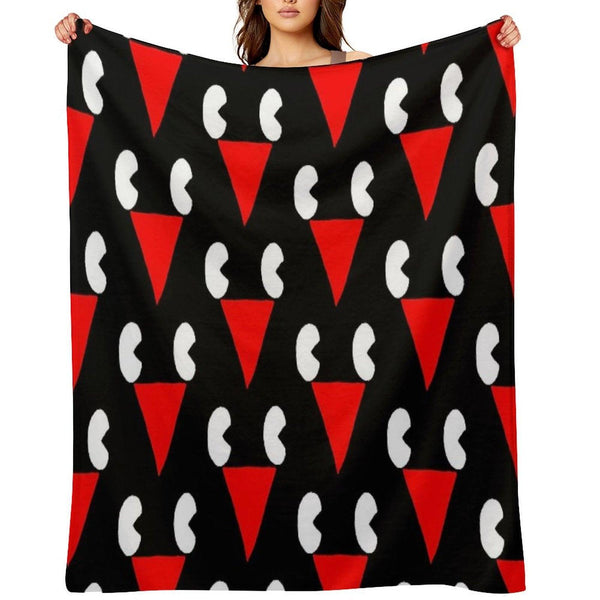 Lil Darkie Merch Lil Darkie Face Logo Gift Halloween Day, Thanksgiving, Christmas Day Throw Blanket