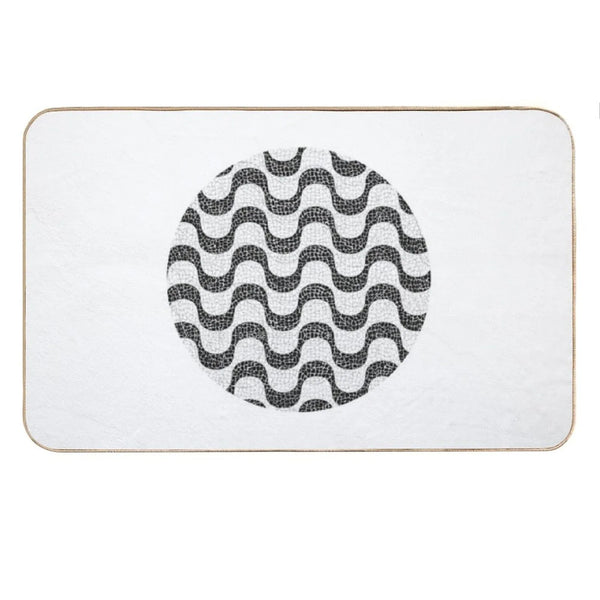 Copacabana Vibes Rio De Janeiro's Charming Sidewalk Bath Mat