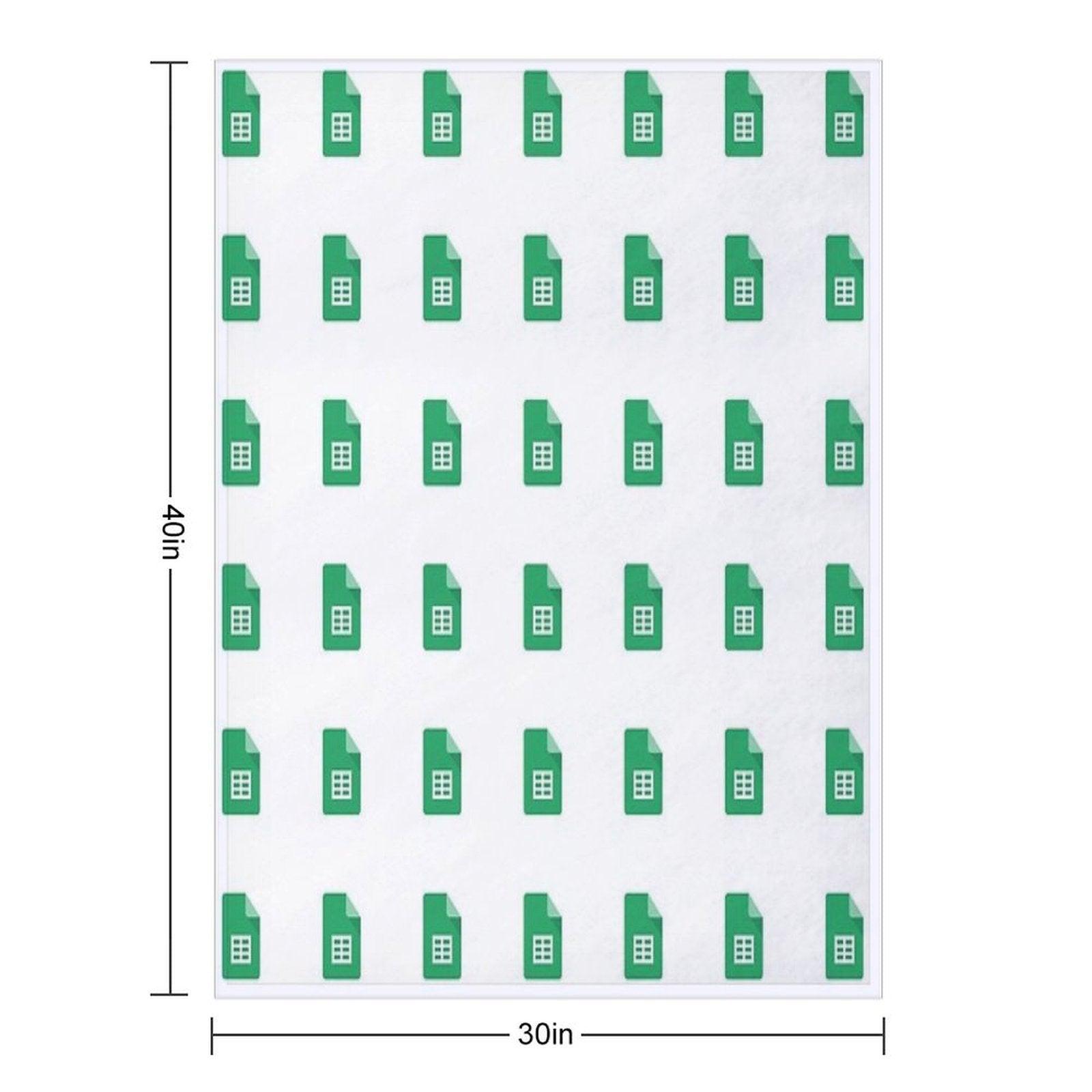 Google Sheets Throw Blanket