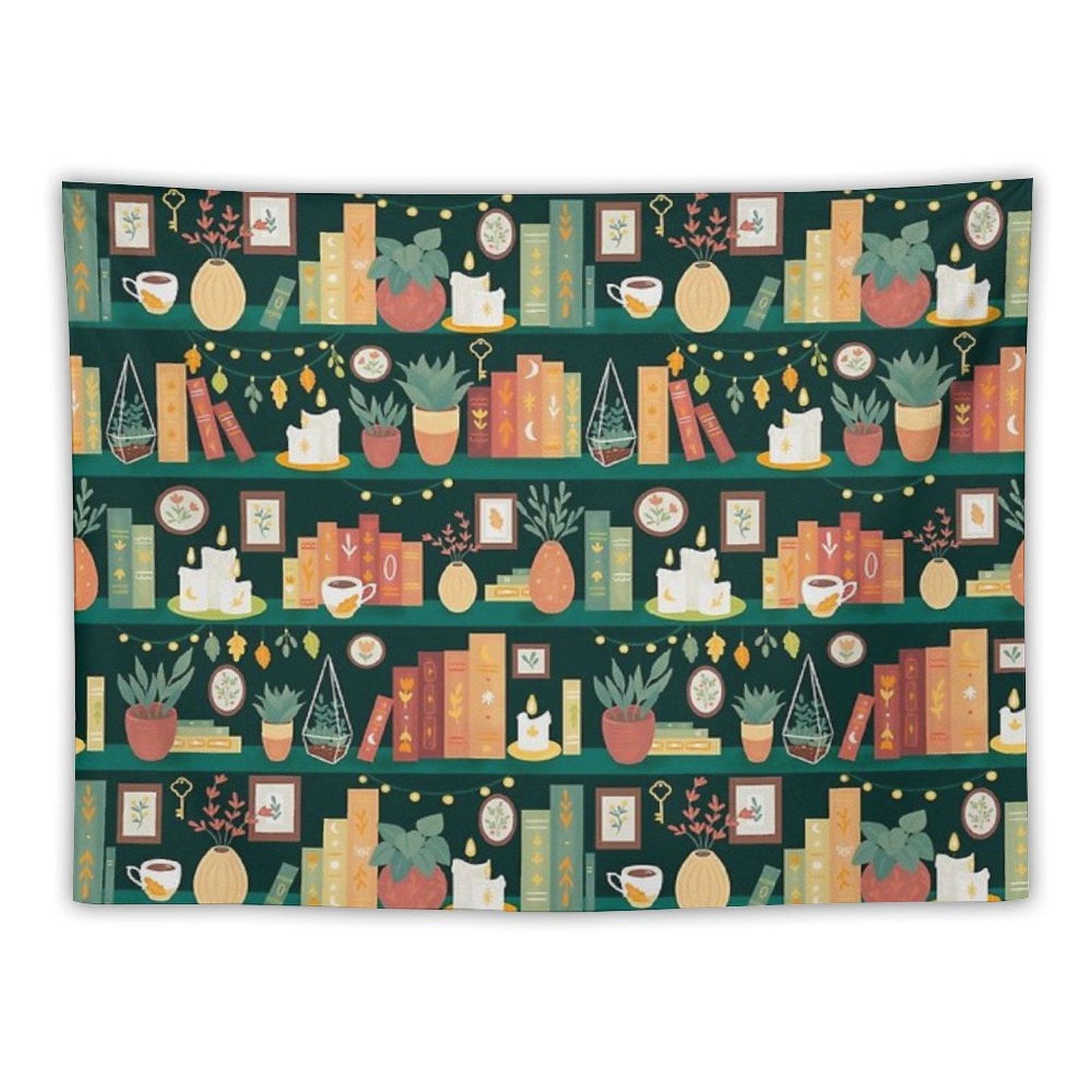 Hygge Library Tapestry