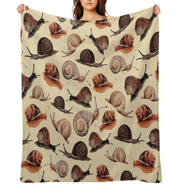 A Slew of Snails Premium Throw Blanket