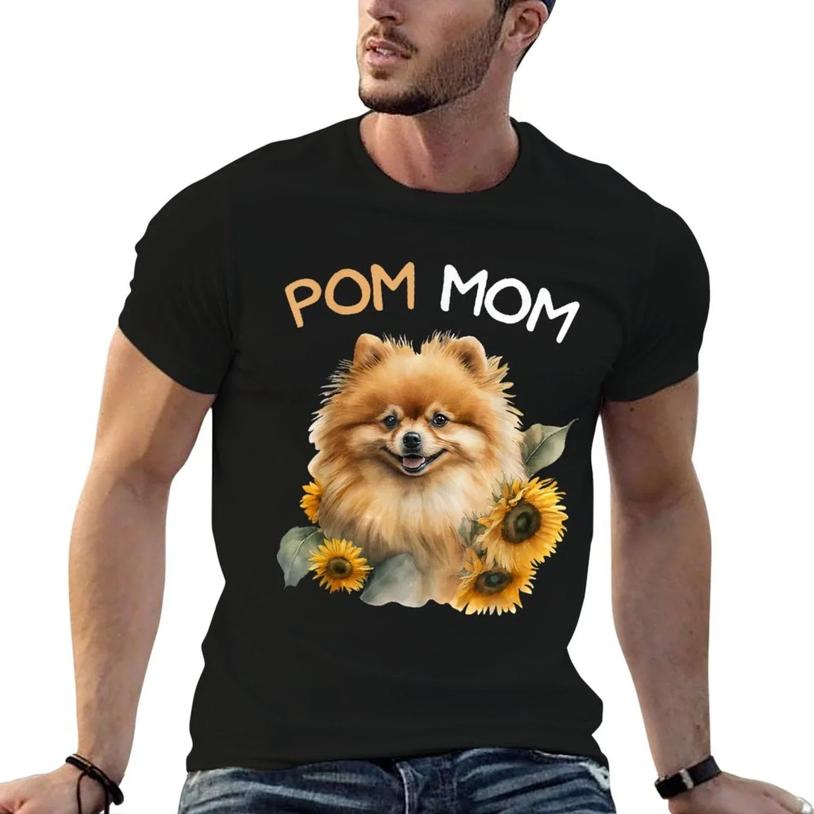 Pomeranian Mom Pom Dog Mama T-Shirt