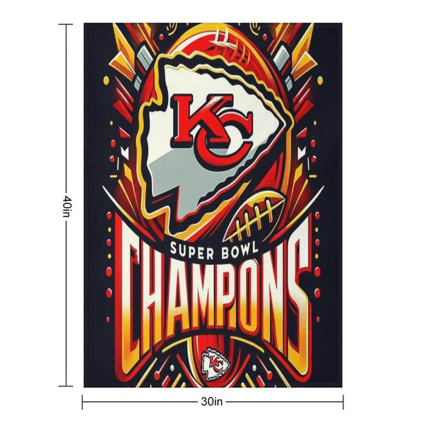 Kansas City Champions Eco-conscious Throw Blanket