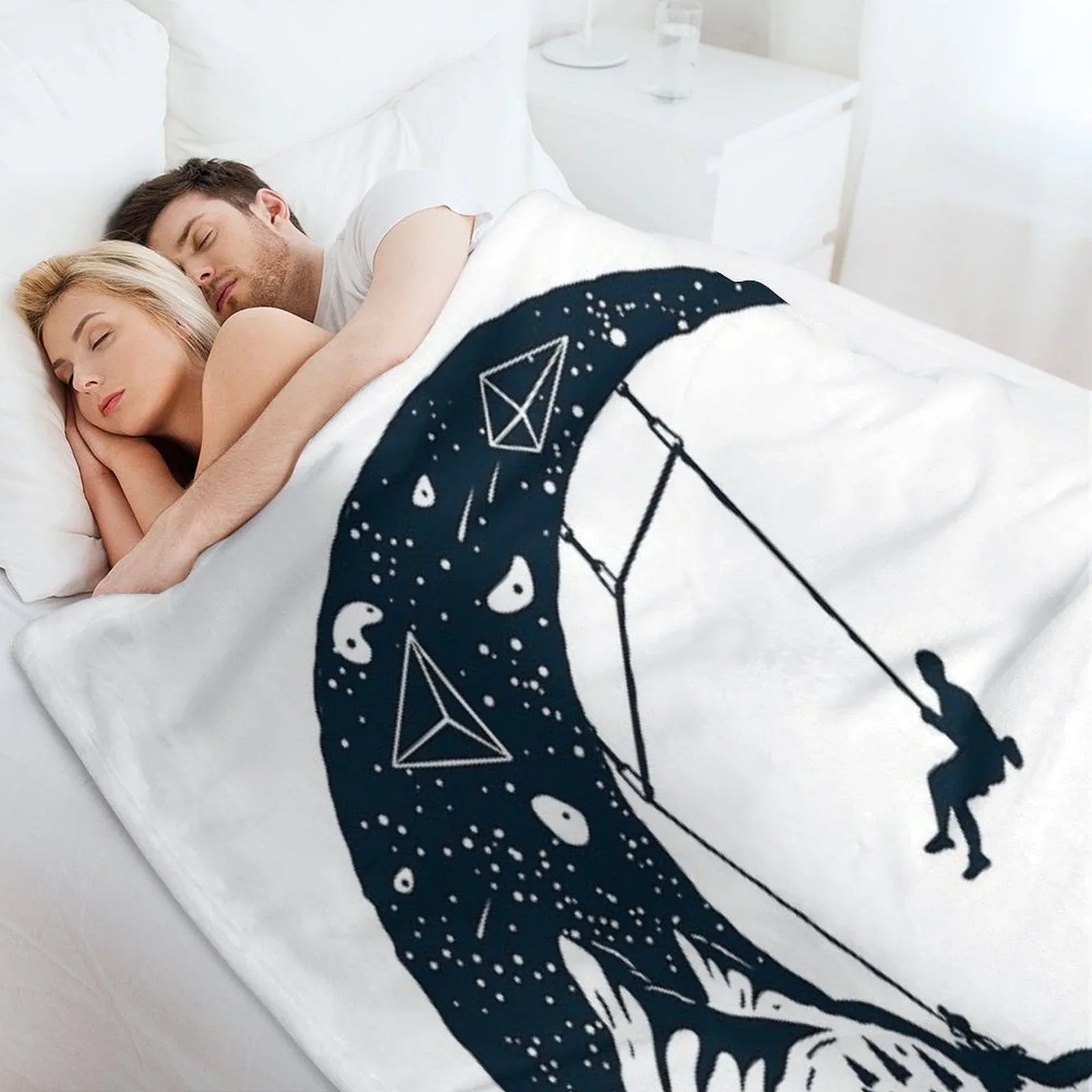 Climber's Sky  Climbing Throw Blanket