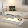 Modern LED Coffee Table with Ambient Lighting for Living Room Contemporary Furniture
