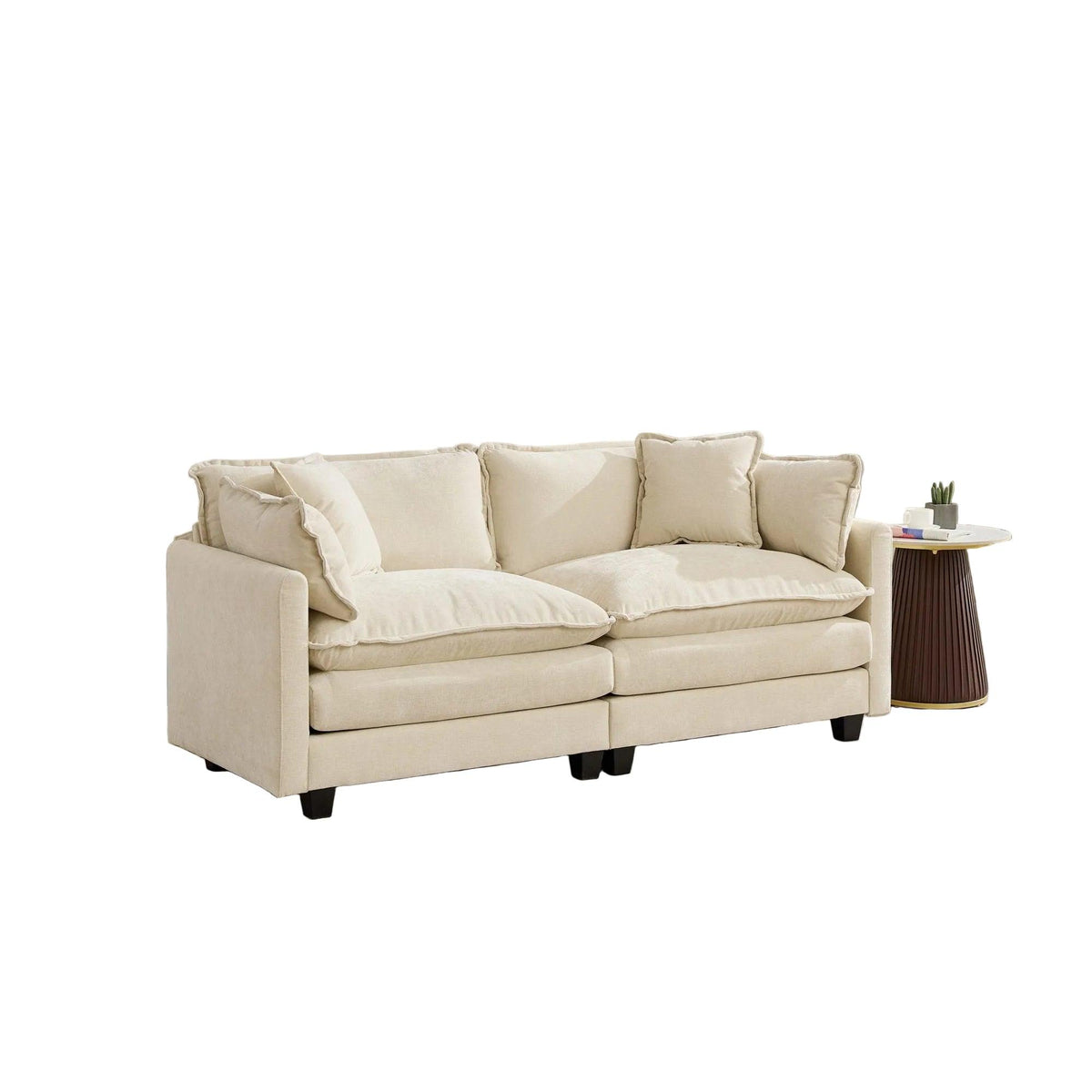 Cloud Sofa LoveSeat (Ottoman is not included) Modern Sectional Couch
