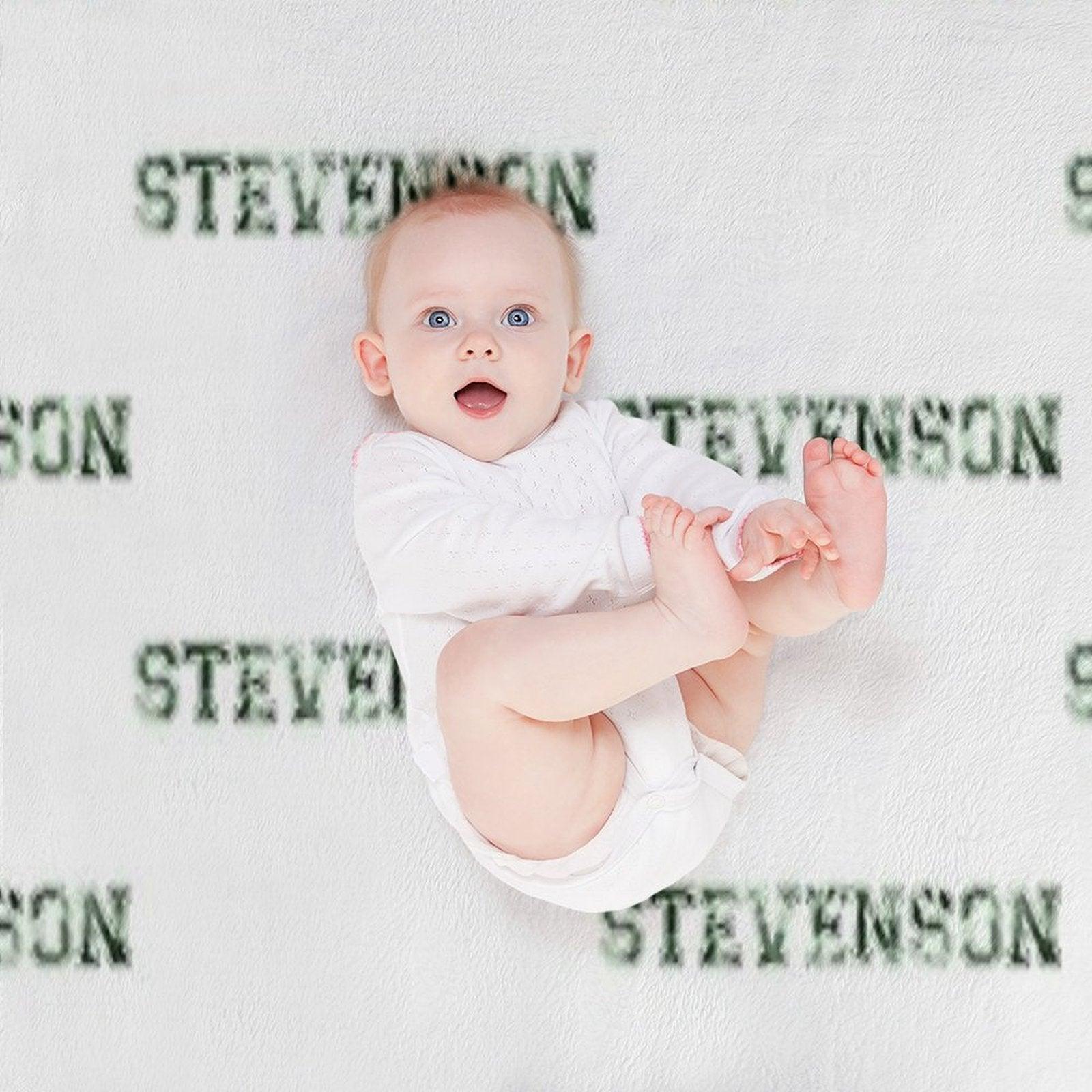 Stevenson University Green Tie Dye Throw Blanket