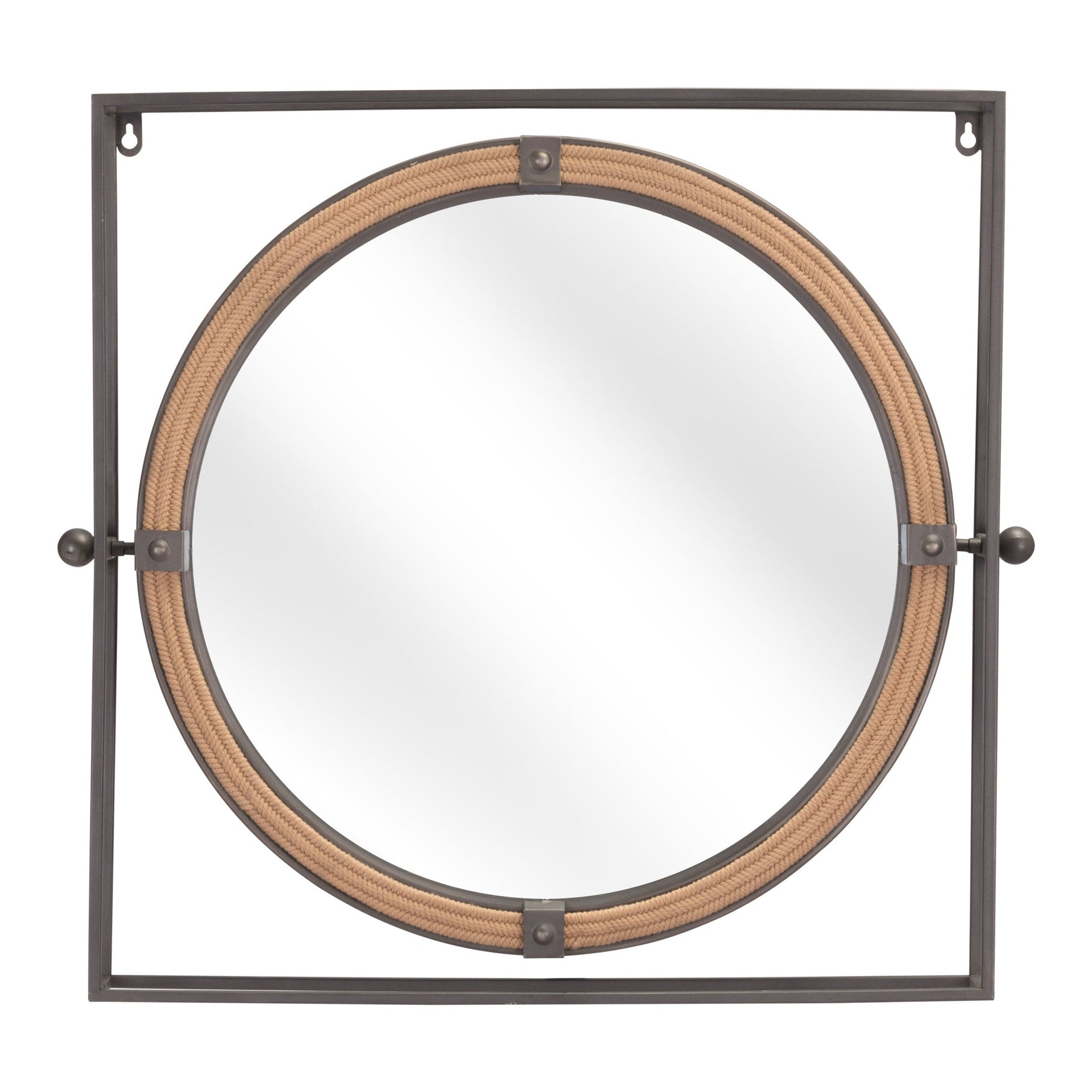 Capell Mirror Antique Gray
