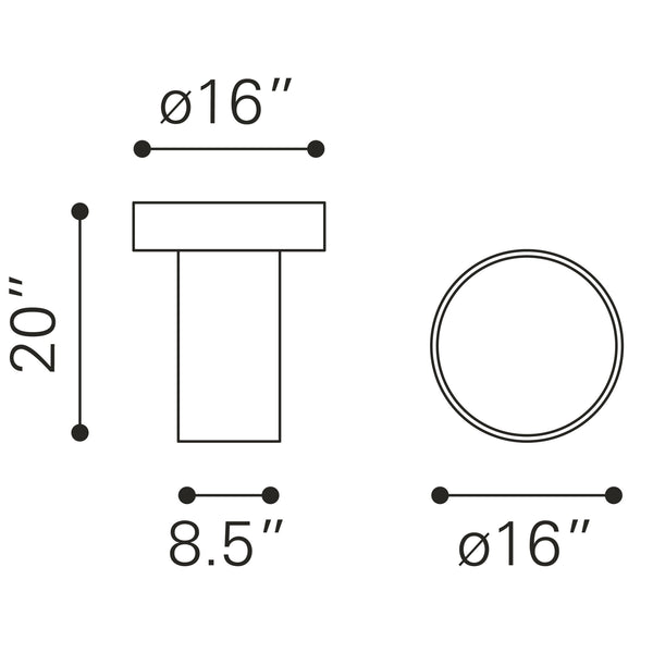 Watson Side Table Black