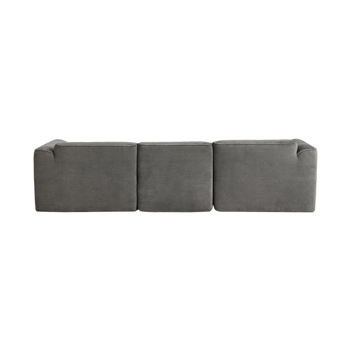 U_Style Luxury Living Room Double-Needle Cut Velvet Sofa - 4-Seater