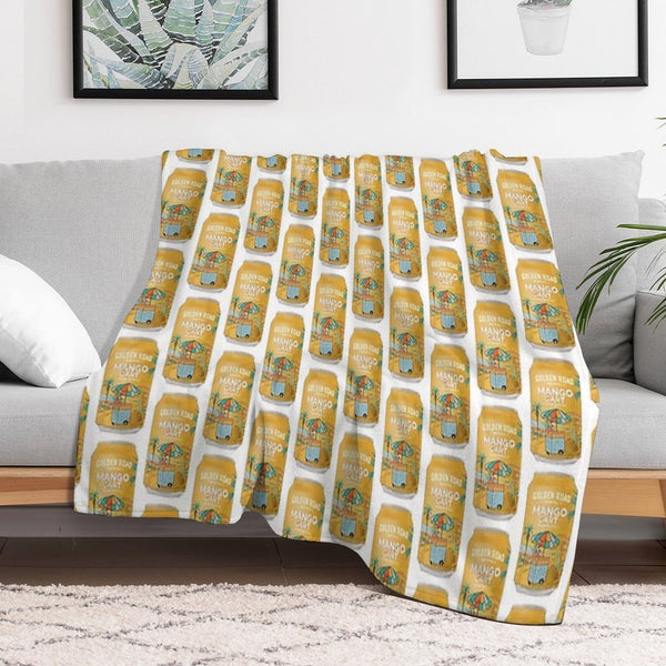 Golden Road Mango Cart Compact Throw Blanket