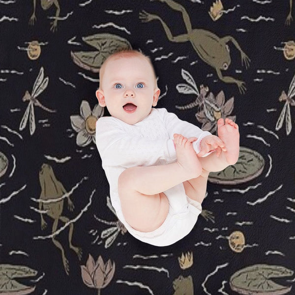 The Frog Prince Anti-pilling Throw Blanket