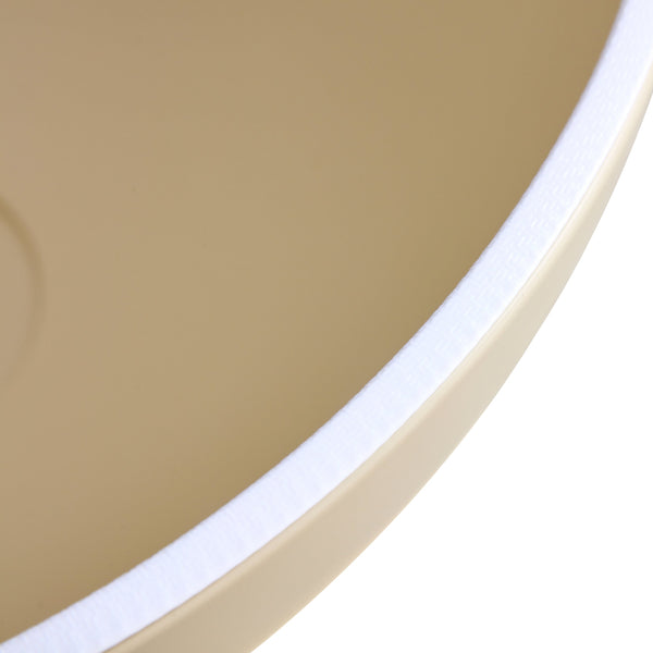 Set of 2 Milk White Coffee Table and End Table With Storage.