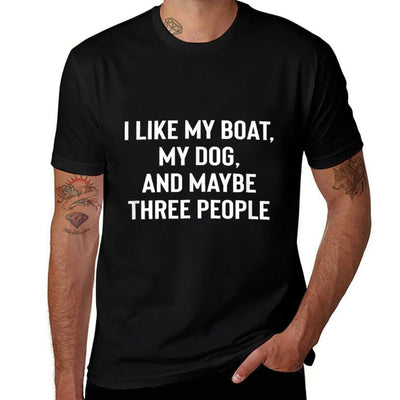 Funny Boating Gifts For Men Women Boaters Boat Owner  Heathered Texture T-Shirt