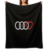 Audi Love (Dark) Throw Blanket