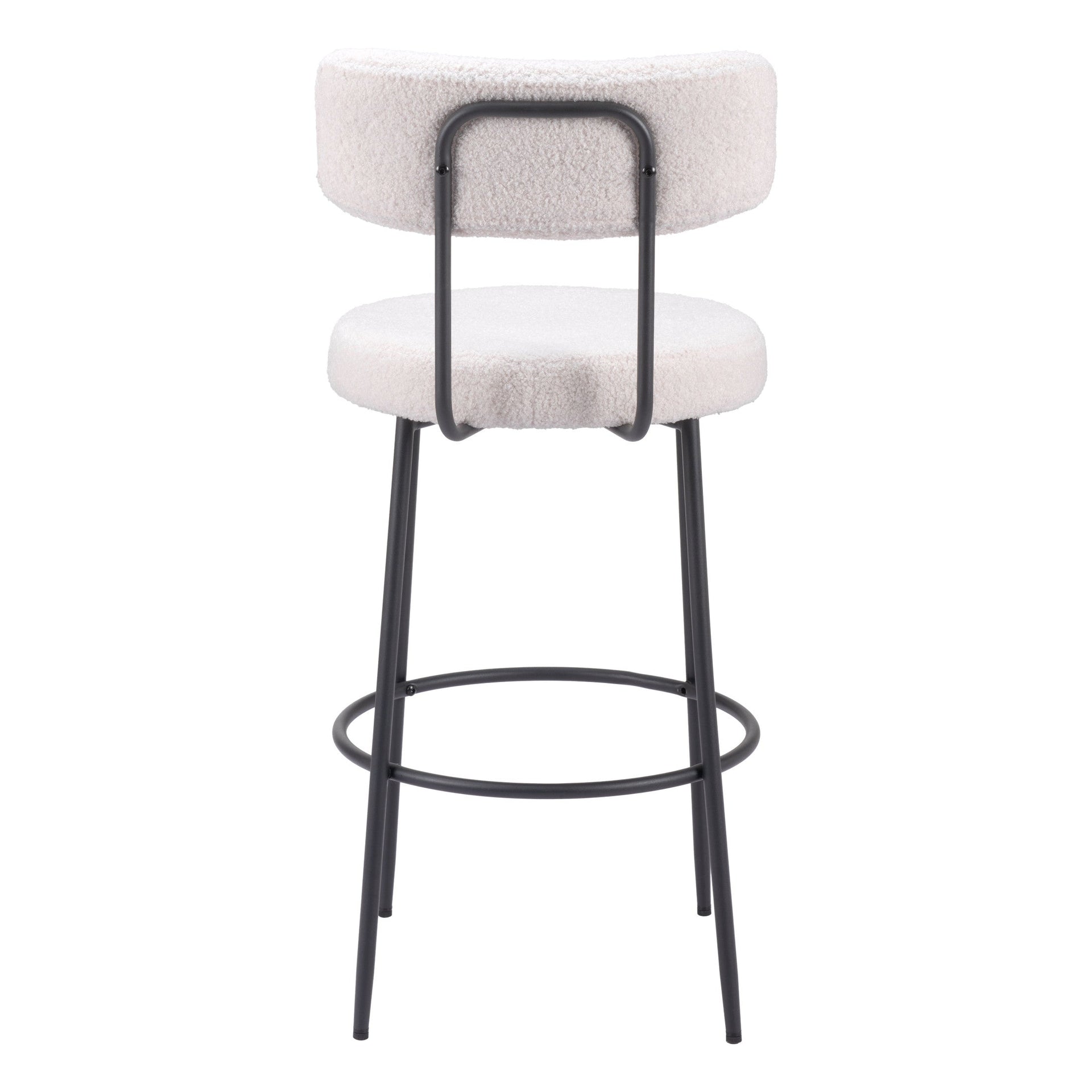Blanca Barstool (Set of 2) Ivory