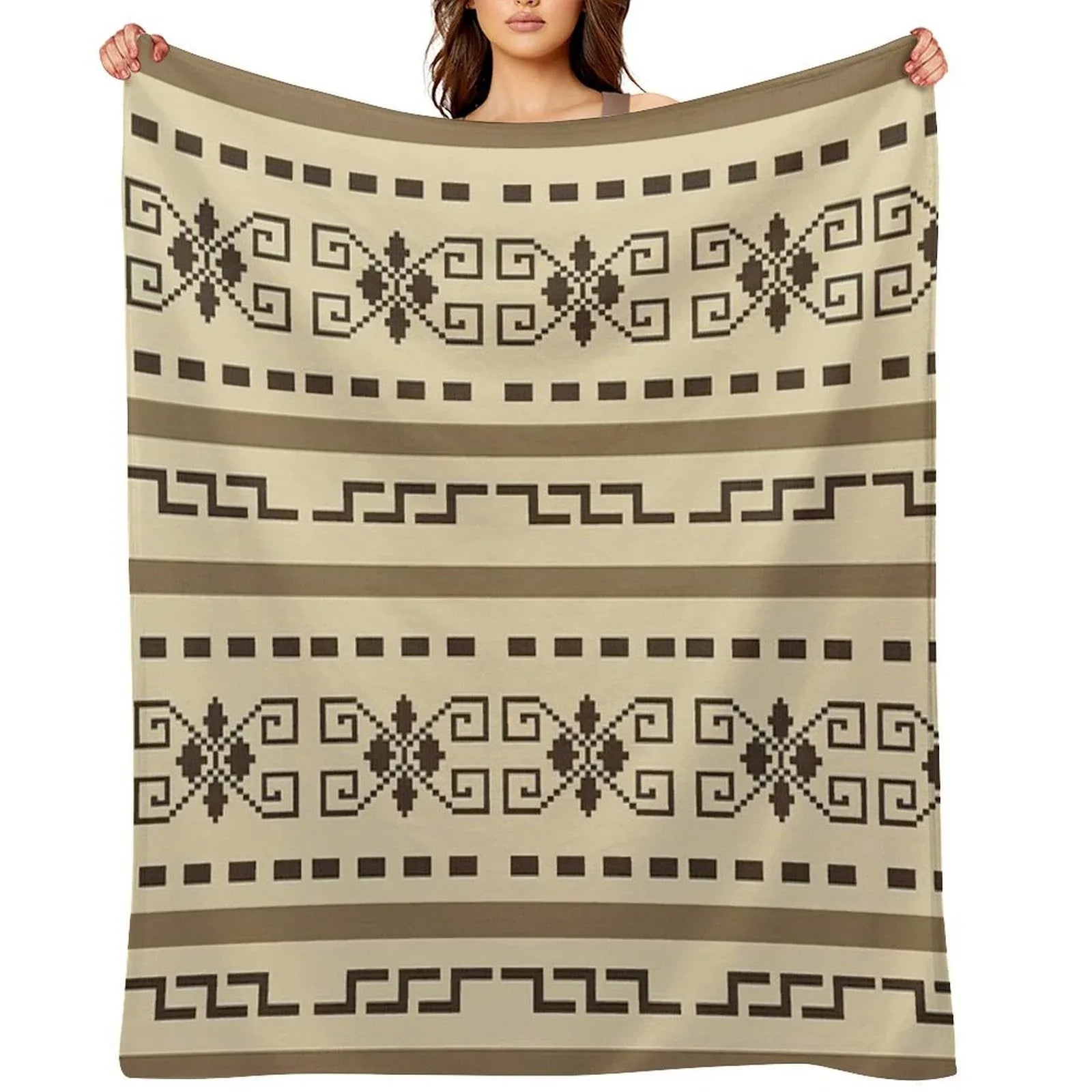 The Dude's Cardigan Pattern - The Big Lebowski Throw Blanket