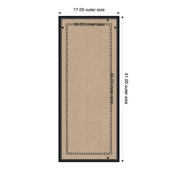Pinboard Black Scallop Print