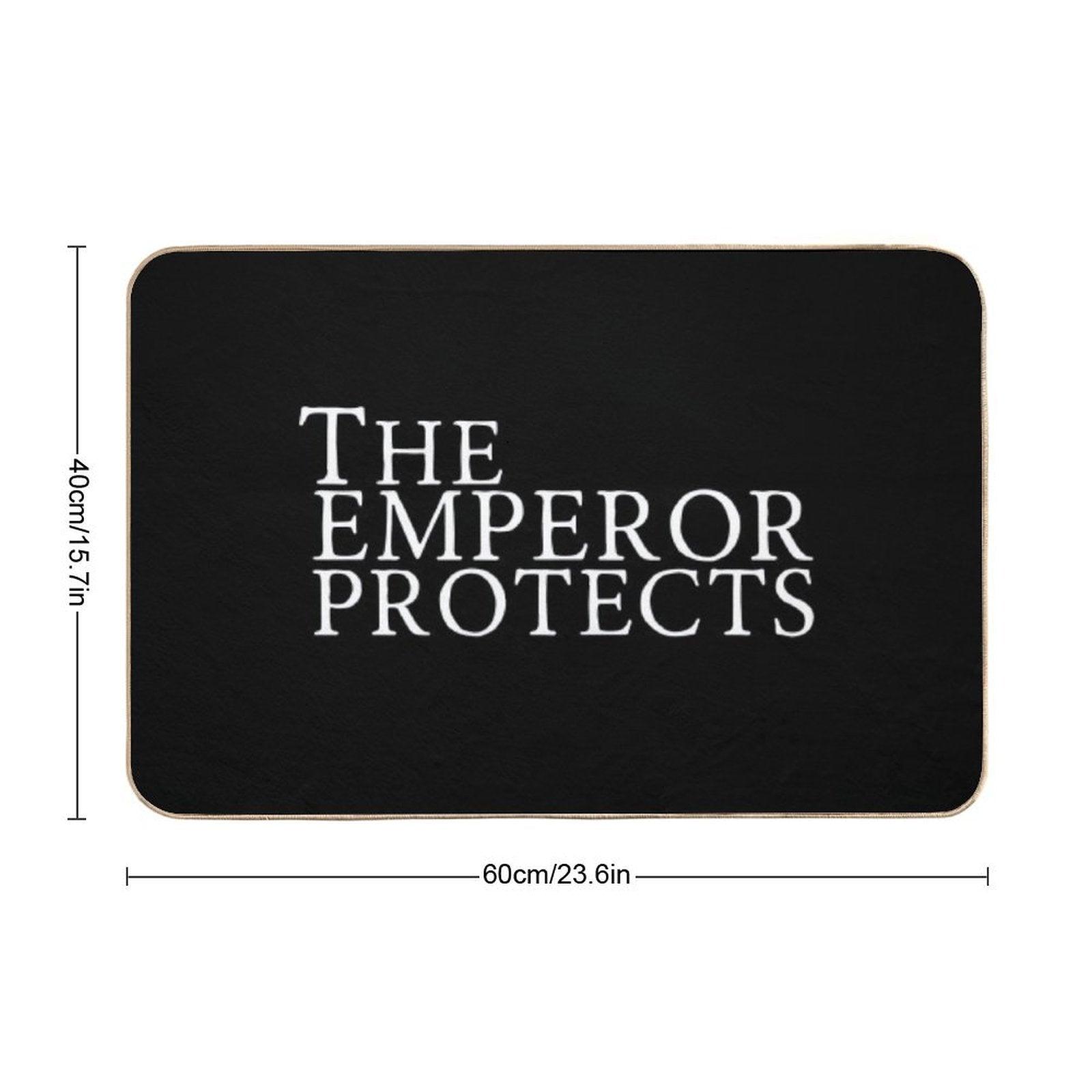 The Emperor Protects Bath Mat