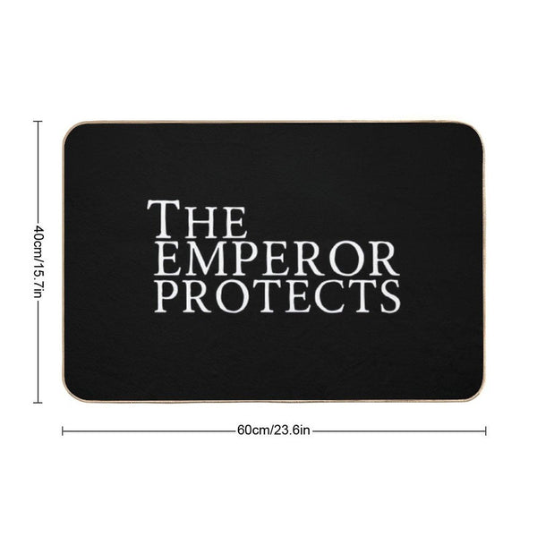 The Emperor Protects Bath Mat
