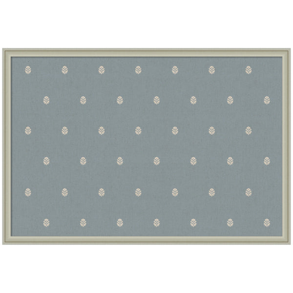 Pinboard Blue Botanical Block Print