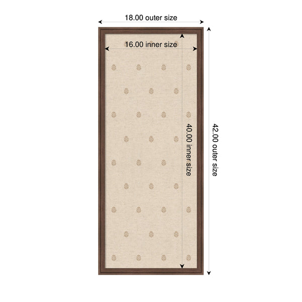 Pinboard Beige Botanical Block Print
