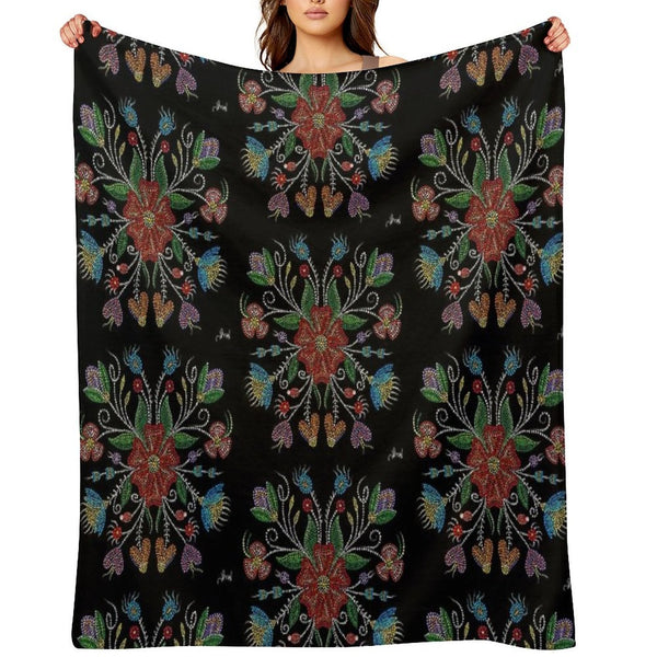 Growth of Happiness Easy Care Throw Blanket