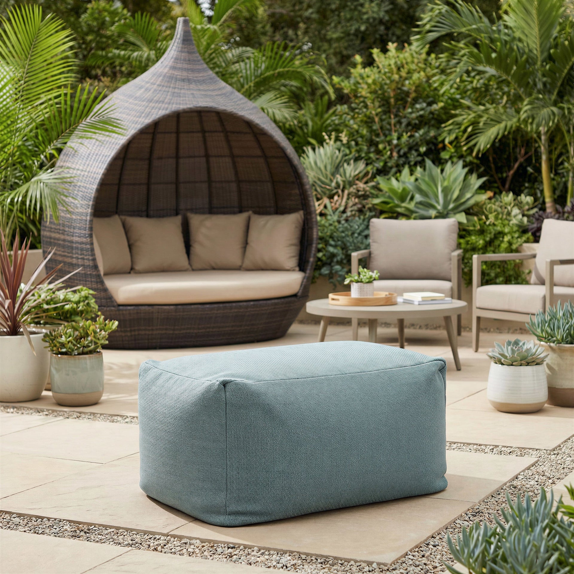 Zuo Modern Martinique Beach Daybed Brown & Beige