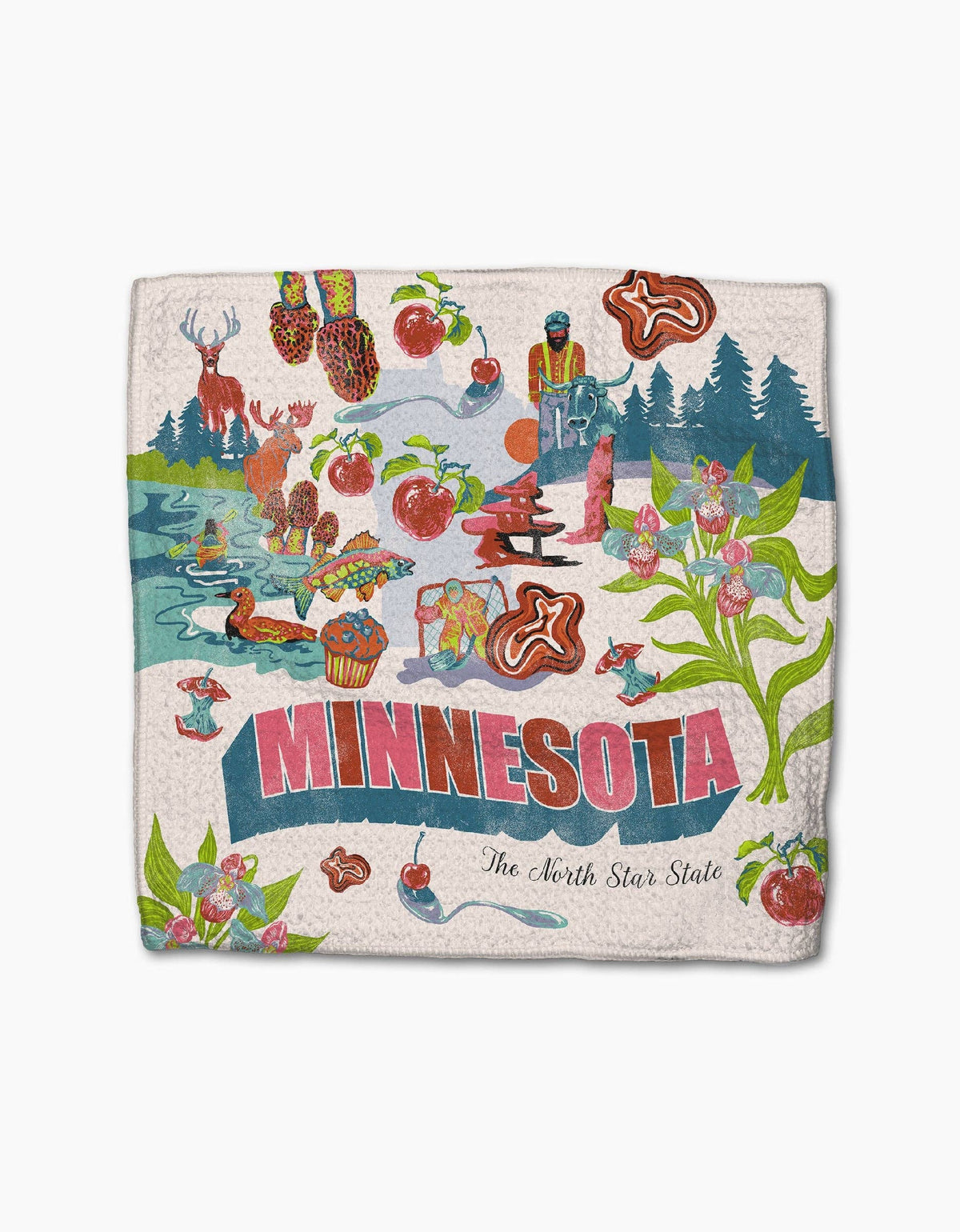 Greetings From Minnesota Dishcloth Set