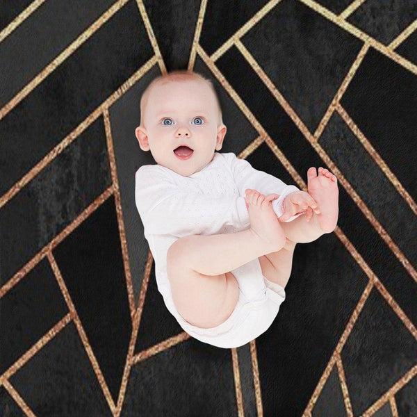 Black Night Throw Blanket