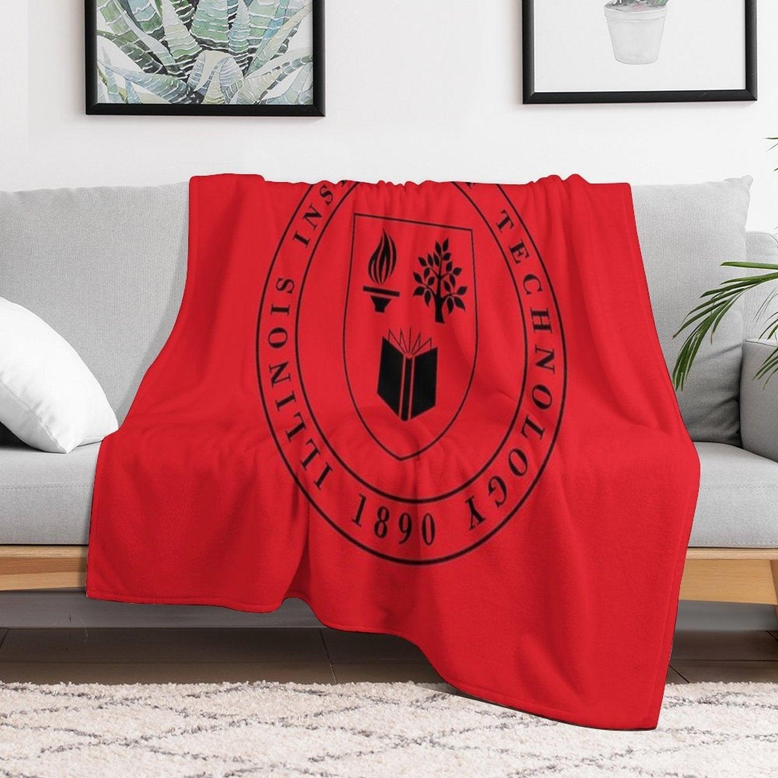 Illinois Institute of Technology College Throw Blanket