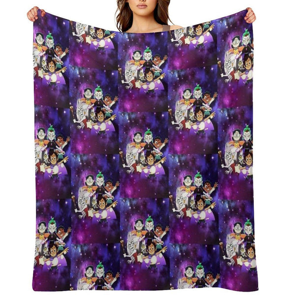 The Owl House Team Throw Blanket